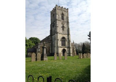 View of the church