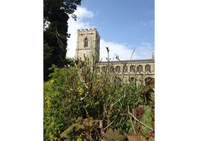 View of the church